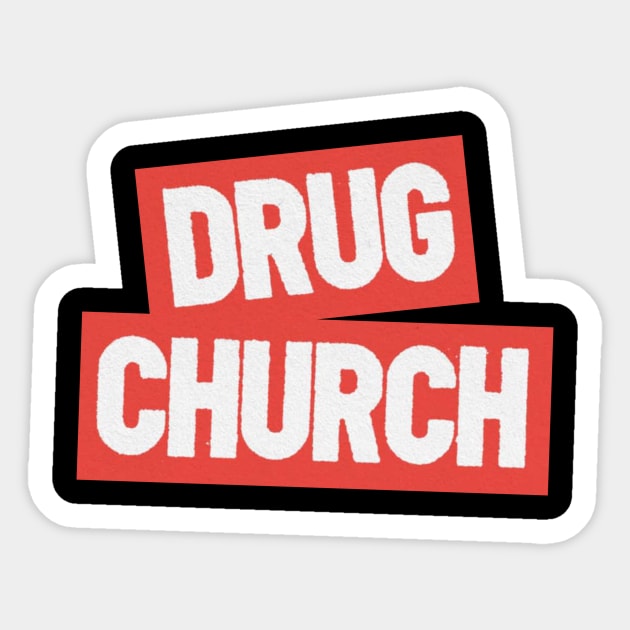 DRUG CHURCH BAND Sticker by Kurasaki